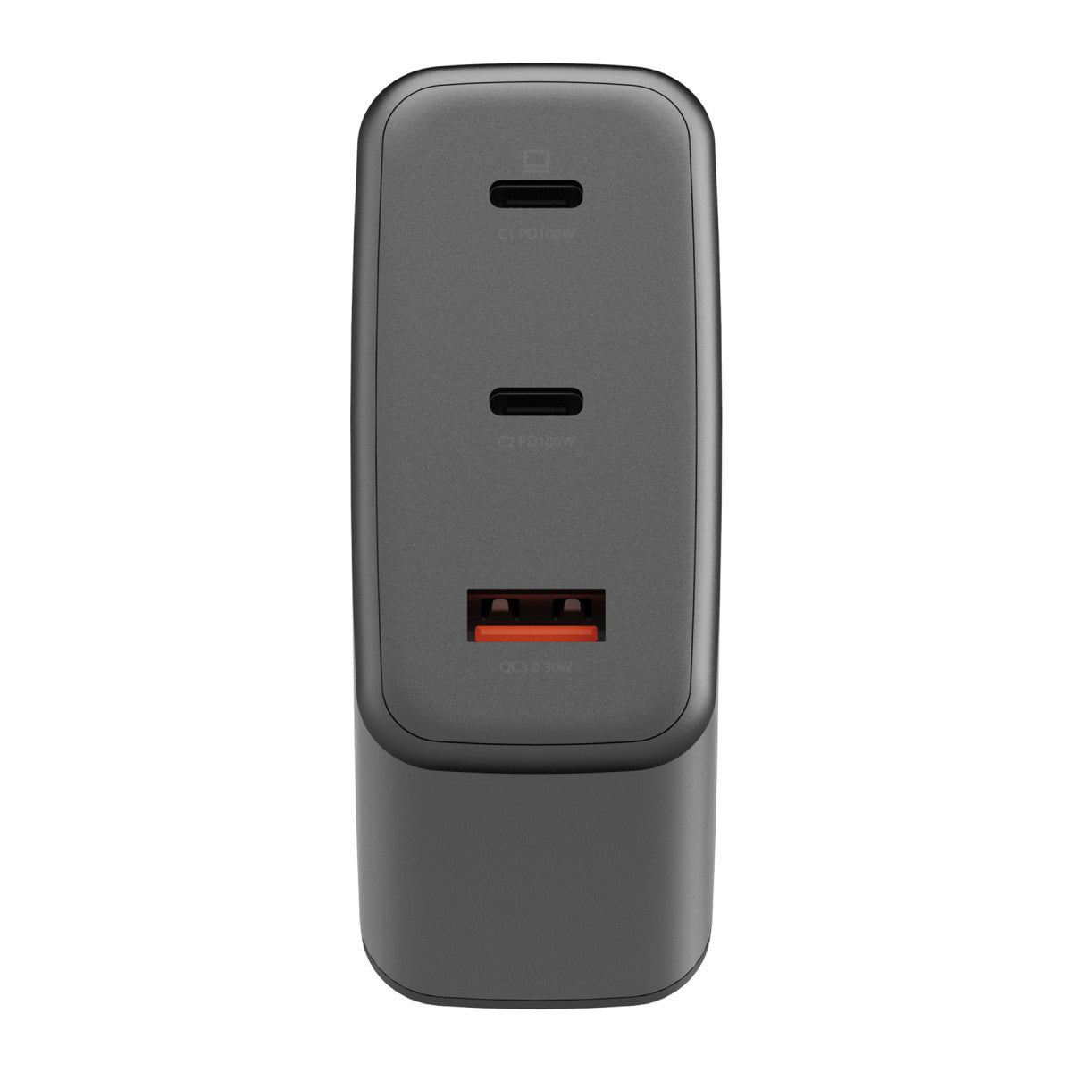 Energea AmpCharge GaN100 2 Adet 100W Type-C ve 30W USB 3.0 Çıkışlı Hızlı Şarj Aleti