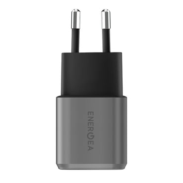 Energea AmpCharge GaN20 20W Type-C ve 18W USB 3.0 Çıkışlı Hızlı Şarj Aleti