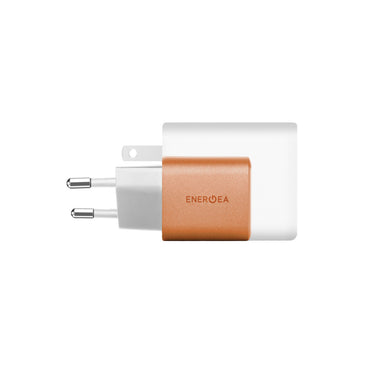 Energea AmpCharge GaN35 1 Adet 35W Type C 1 Adet 30W USB Çıkışlı PD PPS QC Duvar Tipi Hızlı Şarj Aleti