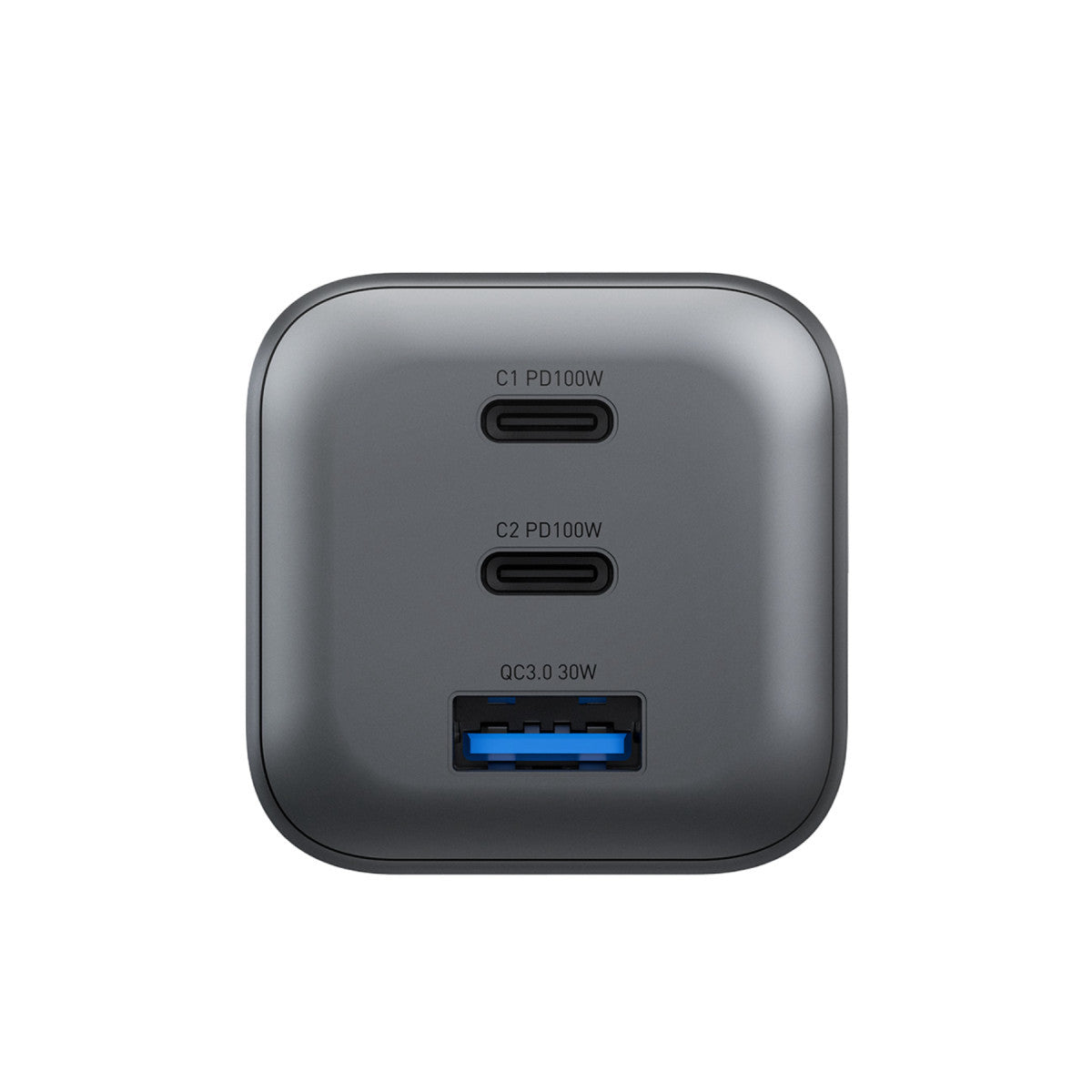 Energea AmpCharge Mini 100 2 Adet 100W Type-C ve 1 Adet 30W USB Çıkışlı PD PPS QC 3.0 GaN Hızlı Şarj Aleti