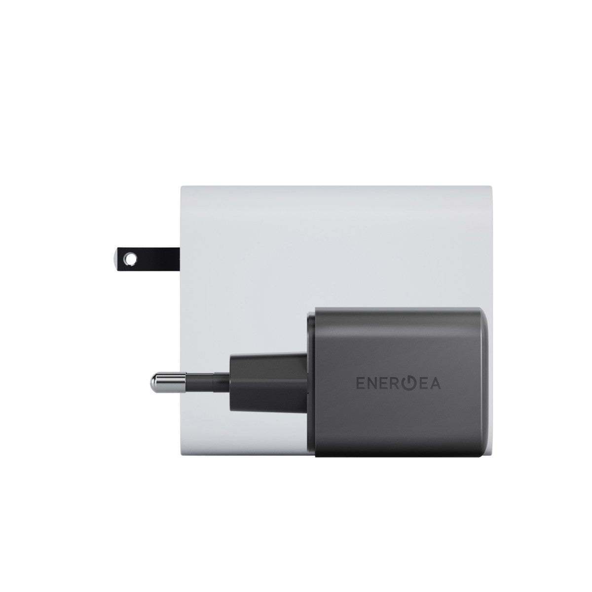 Energea AmpCharge Mini 45 1 Adet 45W Type-C ve 30W USB Çıkışlı PD PPS QC 3.0 GaN Hızlı Şarj Aleti