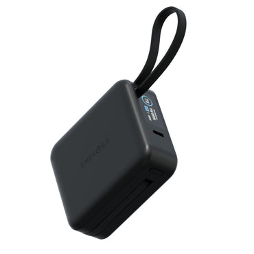 Energea MagPac Mini Plus Dijital Göstergeli 10.000 mAh 2 Adet 20W Type-C Kablolu 1 Adet 20W Type-C ve 15W Kablosuz Şarj Çıkışlı PD Hızlı Şarj Magsafe Powerbank
