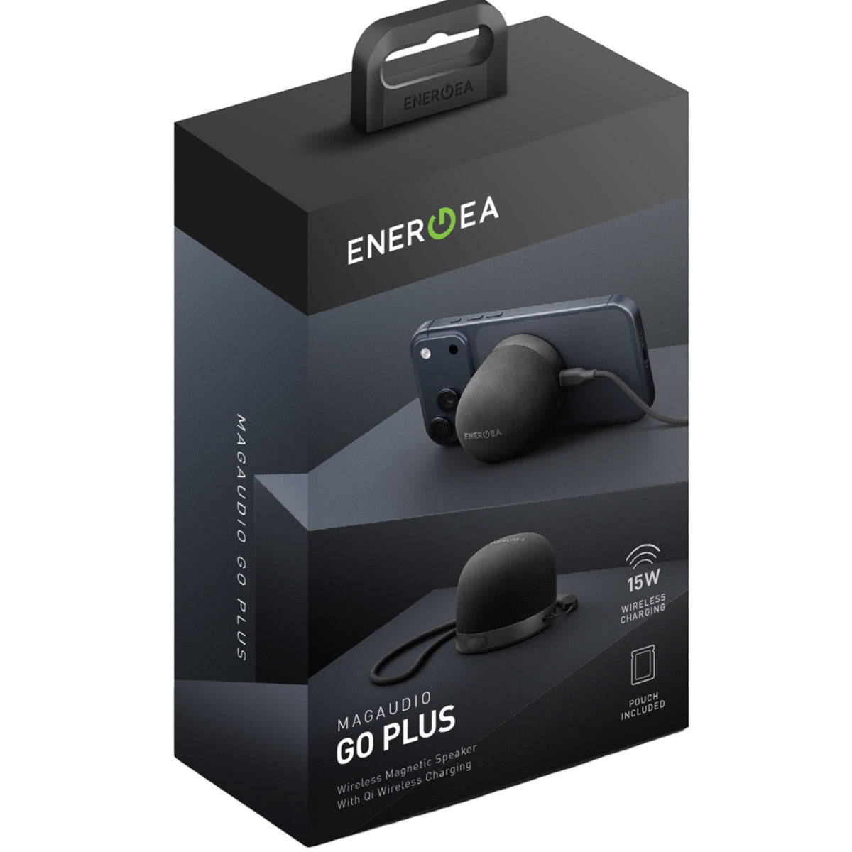 Energea MagAudio Go Plus BT 5.4 Qi Kablosuz Şarj Destekli Taşınabilir MagSafe Hoparlör