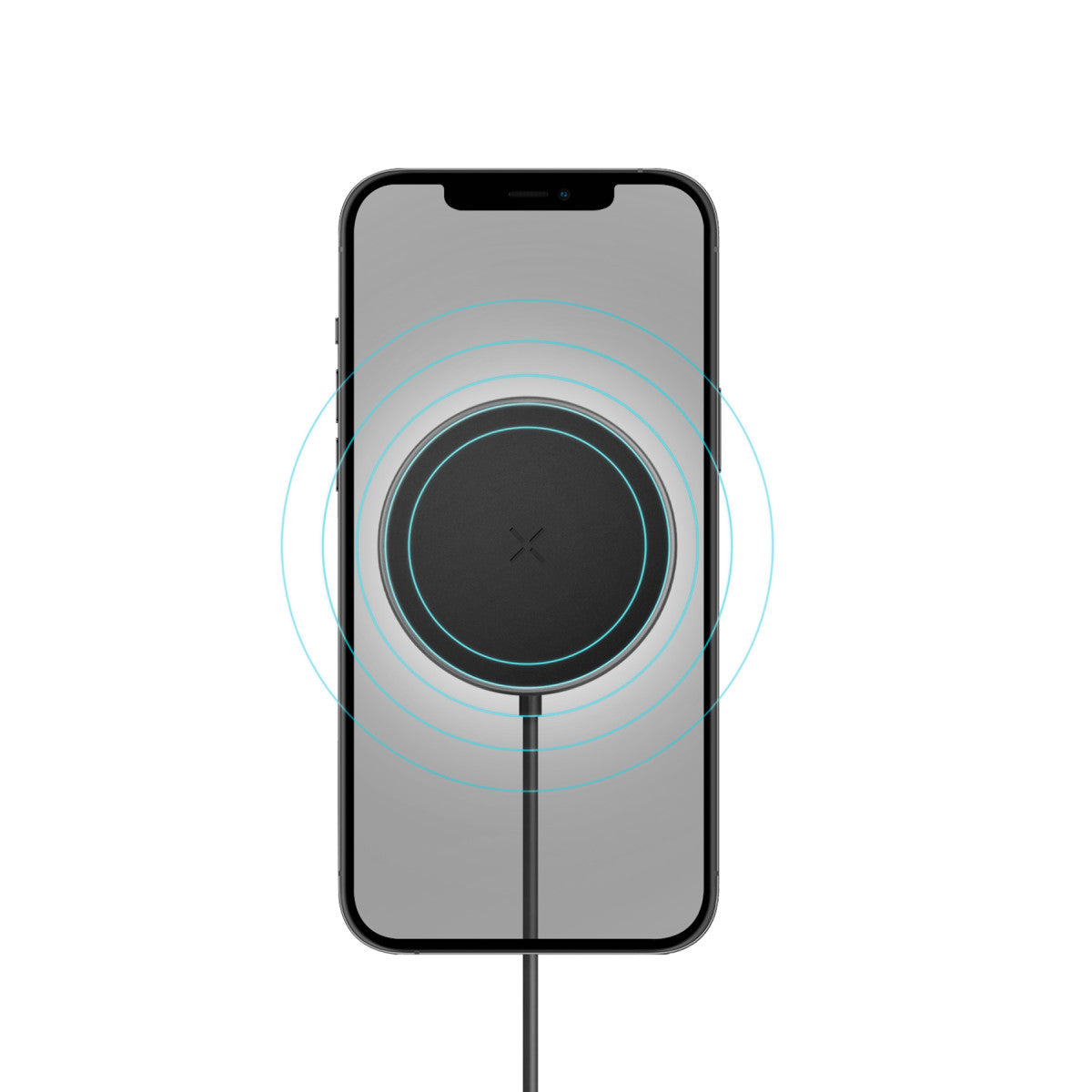 Energea MagDrive 2in1 Izgara Klipsli ve Bardaklık Bölgesine Takma Aparatlı 15W Kablosuz Şarjlı Manyetik Magsafe Araç Tutucu