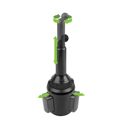Energea MagDrive 2in1 Izgara Klipsli ve Bardaklık Bölgesine Takma Aparatlı 15W Kablosuz Şarjlı Manyetik Magsafe Araç Tutucu