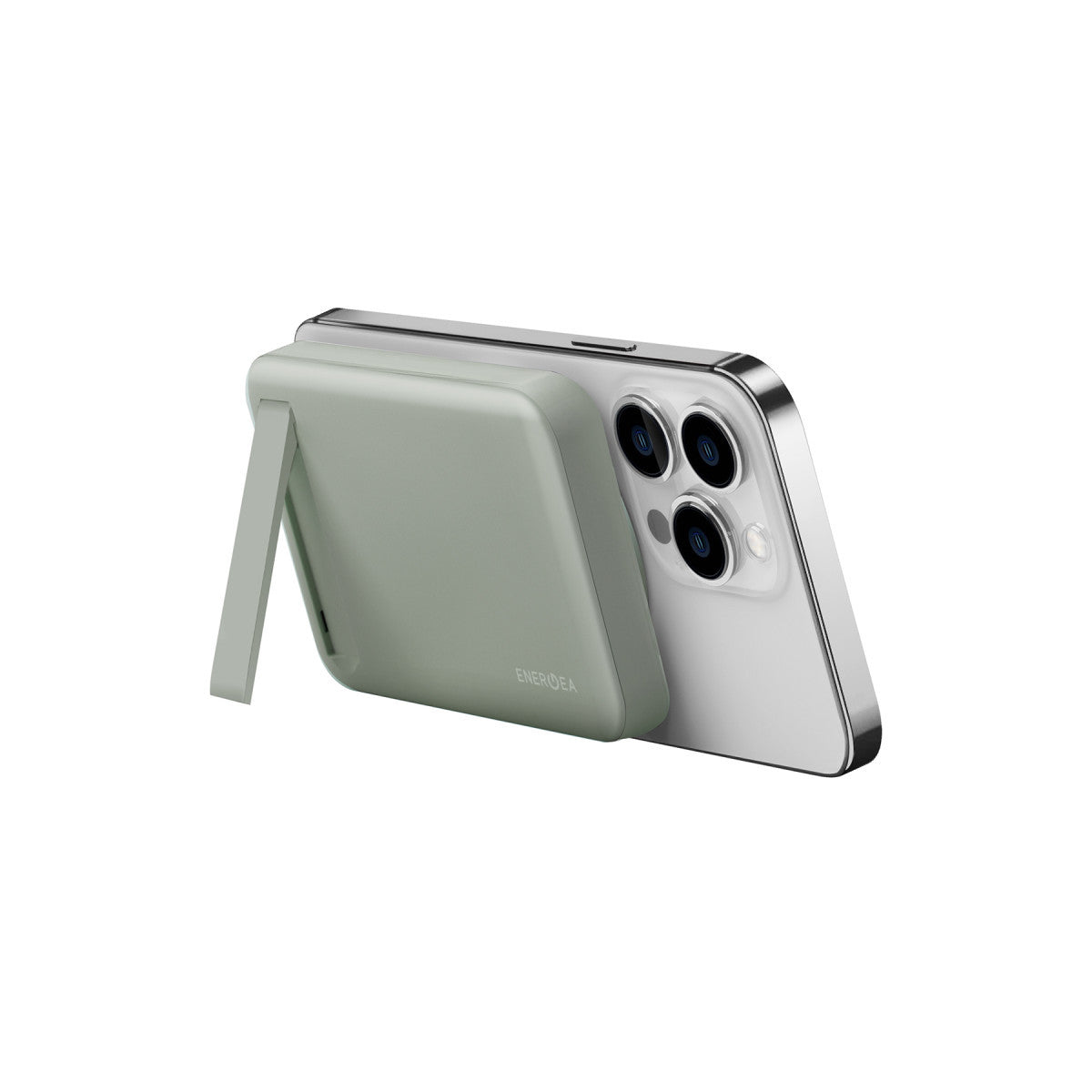 Energea MagPac Mini 10.000 mAh 20W Type-C Çıkışlı 15W Kablosuz Şarj Destekli Stant Özellikli Magsafe Powerbank