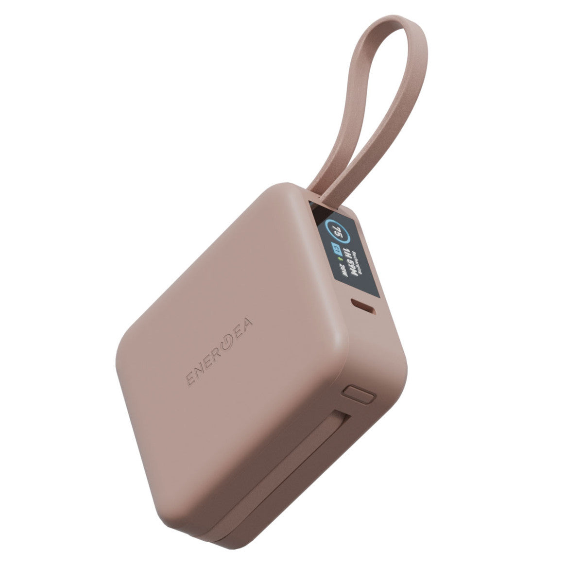 Energea MagPac Mini Plus Dijital Göstergeli 10.000 mAh 2 Adet 20W Type-C Kablolu 1 Adet 20W Type-C ve 15W Kablosuz Şarj Çıkışlı PD Hızlı Şarj Magsafe Powerbank