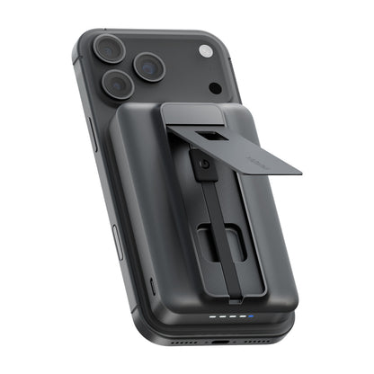 Energea MagPac Pro 35s 10.000 mAh 35W Type-C Dahili Kablolu 15W Qi2 Telefon Saat Kablosuz Şarj Destekli ve Hibrit Solid State Destekli Magsafe Powerbank