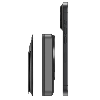 Energea MagWallet Card 10K 10.000 mAh 20W Type-C ve 15W Kablosuz Şarj Çıkışlı Ekstra Stant Özellikli Magsafe Kartlıklı PD Hızlı Şarj Magsafe Powerbank