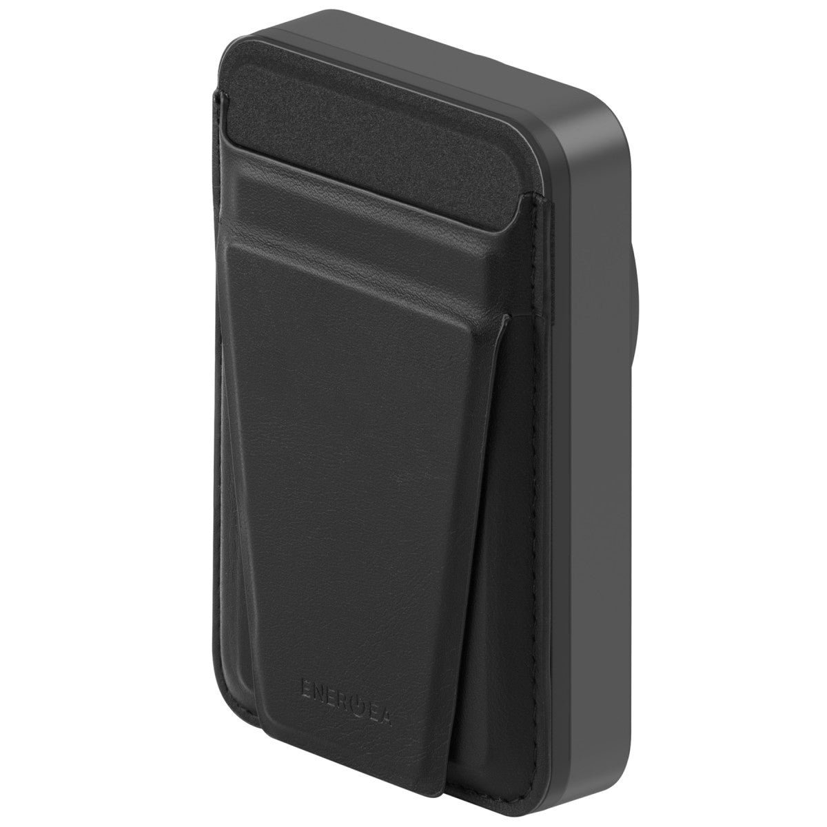 Energea MagWallet Card 10K 10.000 mAh 20W Type-C ve 15W Kablosuz Şarj Çıkışlı Ekstra Stant Özellikli Magsafe Kartlıklı PD Hızlı Şarj Magsafe Powerbank