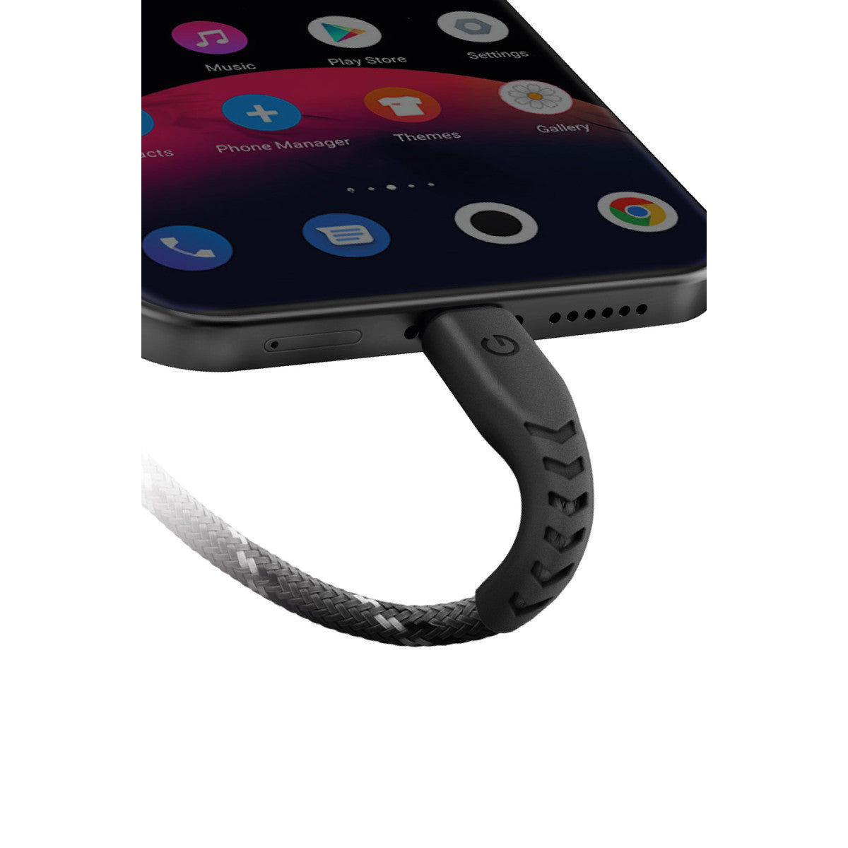 Energea NyloFlex USB 2.0 1.5M 5A USB to Type-C Hızlı Şarj Kablo