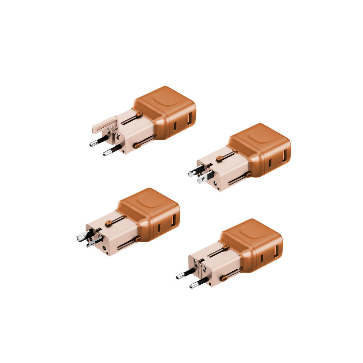 Energea TravelGo 35W 1 Adet Type-C 35W ve 1 Adet 18W USB Çıkışlı PD Hızlı Şarj Aleti