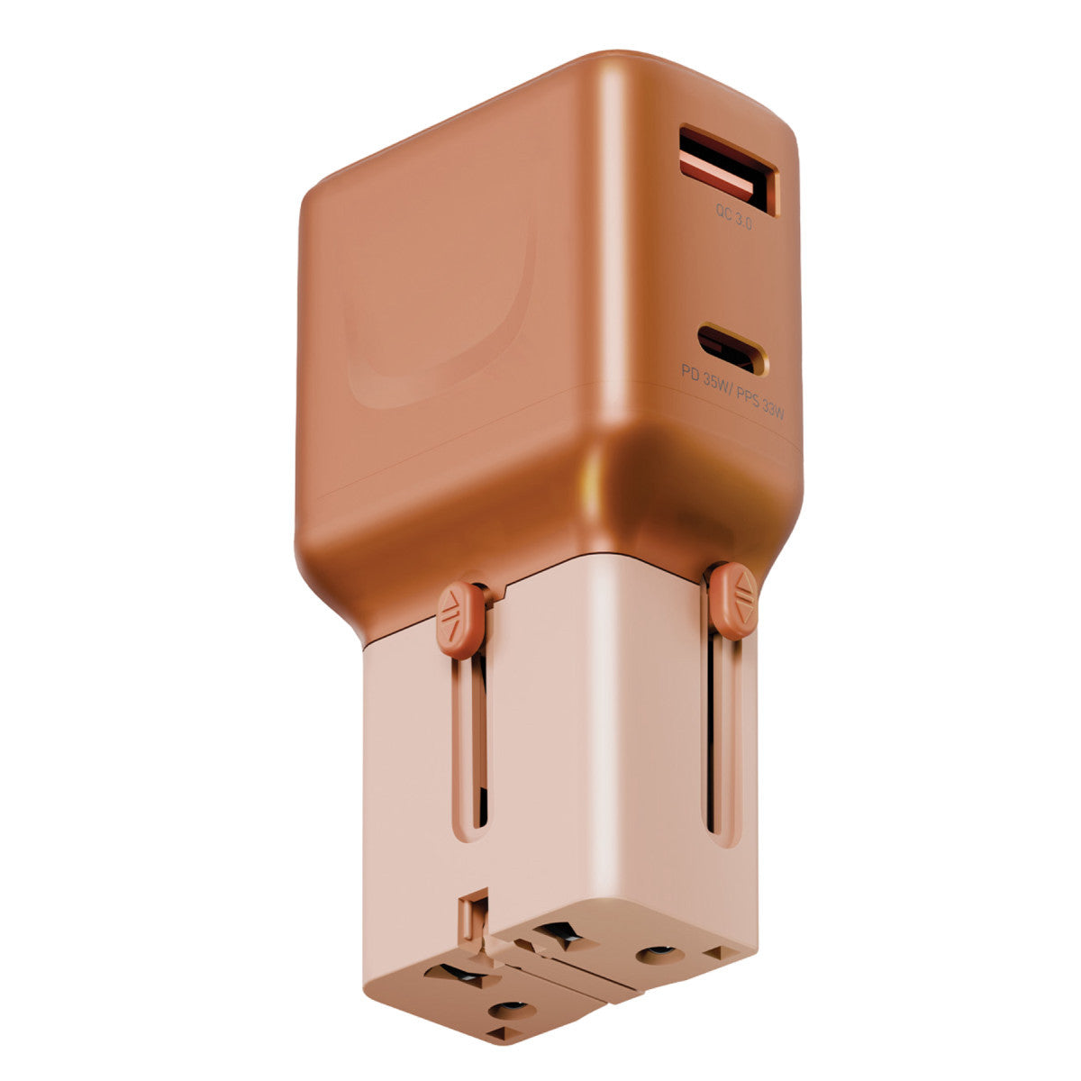 Energea TravelGo 35W 1 Adet Type-C 35W ve 1 Adet 18W USB Çıkışlı PD Hızlı Şarj Aleti