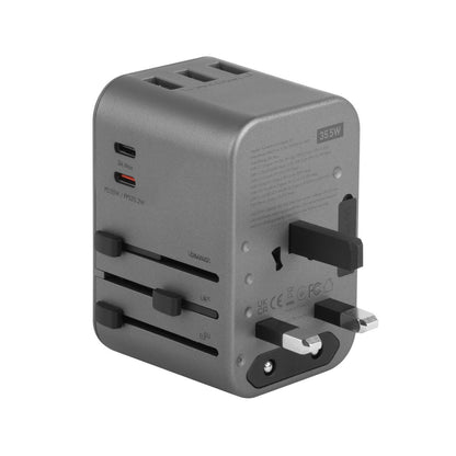 Energea TravelWorld 35 Universal 1 Adet 35W Type-C 1 Adet 15W Type-C ve 3 Adet 12W USB Çıkışlı PD Hızlı Şarj Aleti