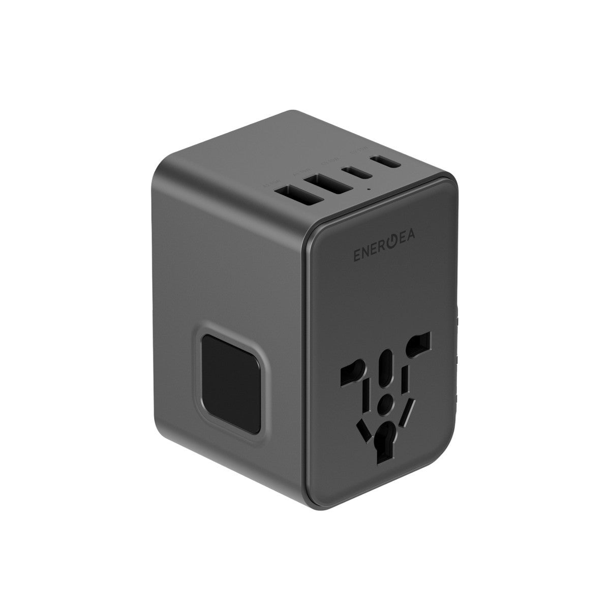 Energea TravelWorld Universal GaN70 1 Adet 70W Type C 2 Adet 15W Type C ve 2 Adet 15W USB Çıkışlı PD Hızlı Şarj Aleti
