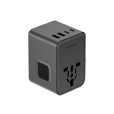 Energea TravelWorld Universal GaN70 1 Adet 70W Type C 2 Adet 15W Type C ve 2 Adet 15W USB Çıkışlı PD Hızlı Şarj Aleti