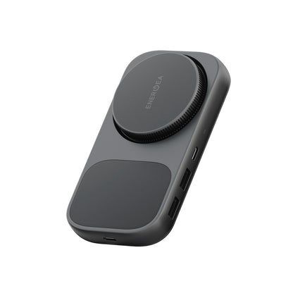 Energea Widock Plus Qi2 Kablosuz Şarj Destekli 7in1 4K Type-C Hub Dönüştürücü