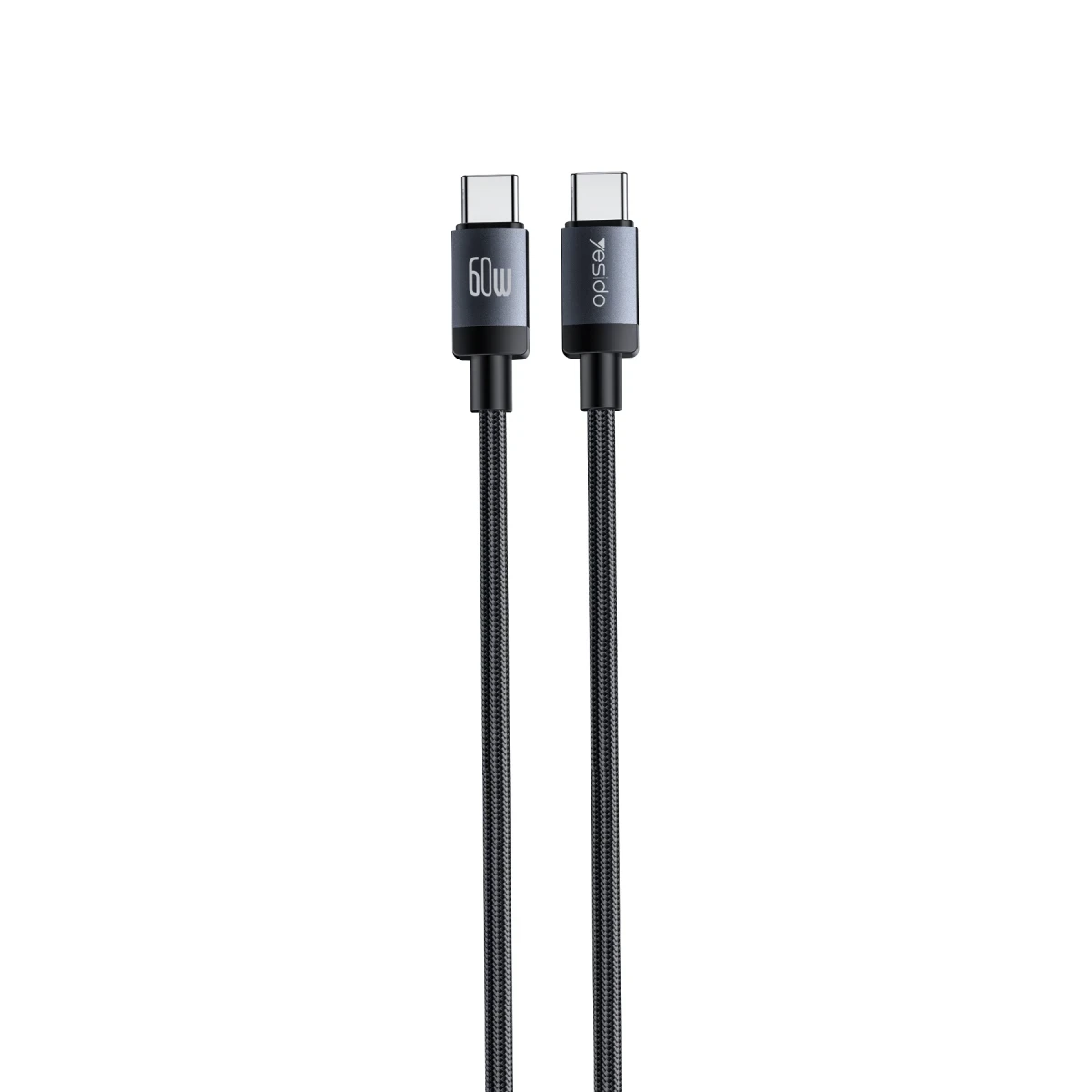 Yesido Y72 1 Adet 30W Type C ve 1 Adet 30W USB Çıkışlı PD Hızlı Araç Şarj Cihazı - Siyah
