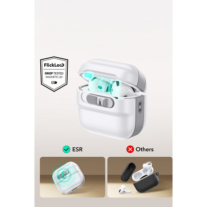 ESR Apple Airpods 4 (4.nesil) Pulse FlickLock Magsafe Şarj Destekli Kilitli Kılıf