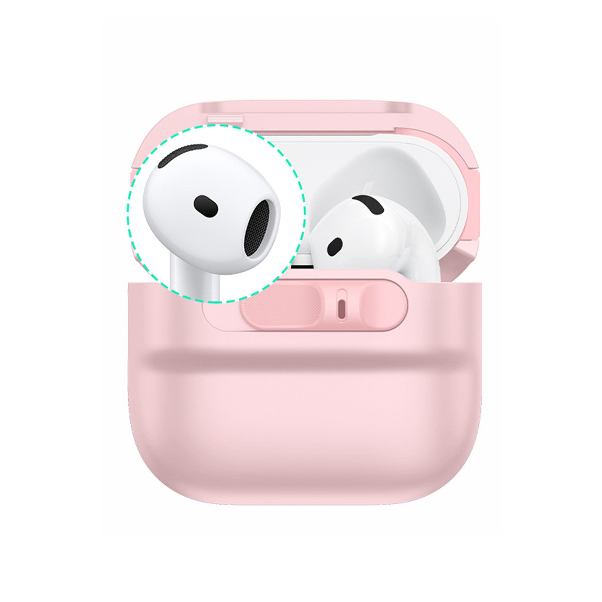 ESR Apple Airpods 4 (4.nesil) Pulse FlickLock Magsafe Şarj Destekli Kilitli Kılıf
