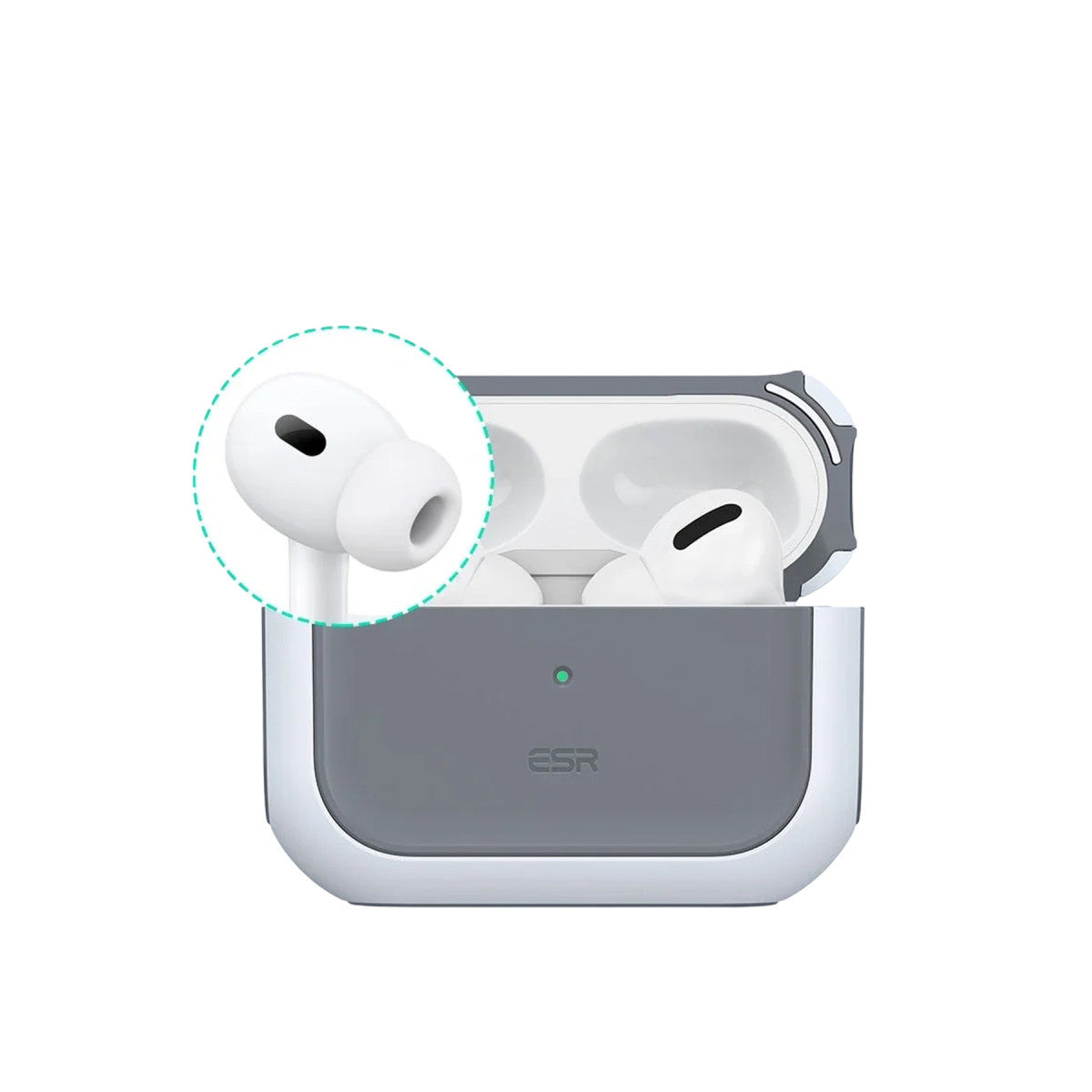 ESR Apple Airpods Pro 2 (2.Nesil) Orbit Hybrid Magsafe Şarj Destekli Kılıf