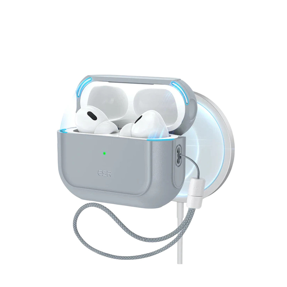 ESR Apple Airpods Pro 2 (2.Nesil) Orbit Hybrid Magsafe Şarj Destekli Kılıf