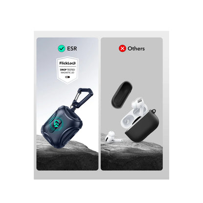 ESR Apple Airpods Pro 3 (3.nesil) Cyber FlickLock Magsafe Şarj Destekli Kilitli Kılıf