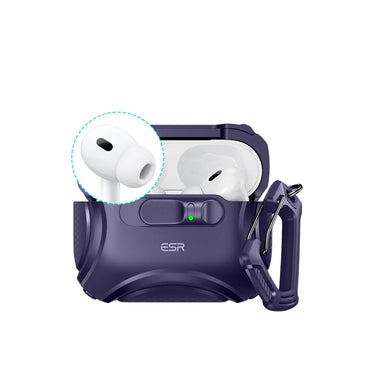 ESR Apple Airpods Pro 3 (3.nesil) Cyber FlickLock Magsafe Şarj Destekli Kilitli Kılıf