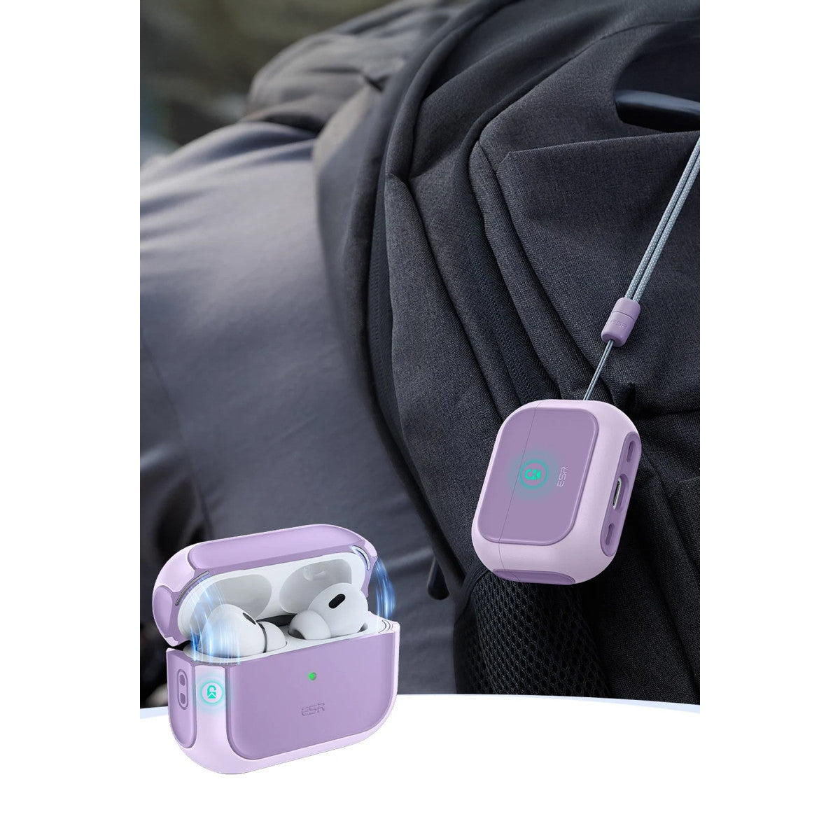 ESR Apple Airpods Pro 3 (3.Nesil) Orbit Hybrid Magsafe Şarj Destekli Kılıf