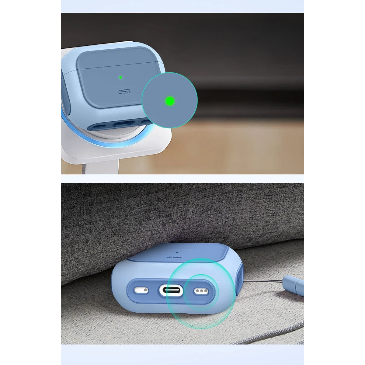 ESR Apple Airpods Pro 3 (3.Nesil) Orbit Hybrid Magsafe Şarj Destekli Kılıf