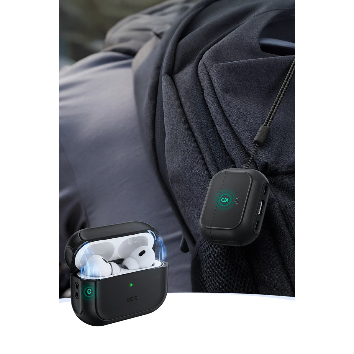 ESR Apple Airpods Pro 3 (3.Nesil) Orbit Hybrid Magsafe Şarj Destekli Kılıf