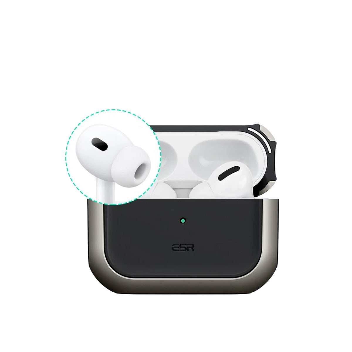 ESR Apple Airpods Pro 3 (3.Nesil) Orbit Hybrid Magsafe Şarj Destekli Kılıf