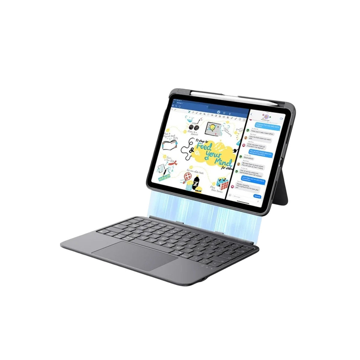 ESR Apple iPad 2022 10.9 (10.nesil) Flex Klavyeli Tablet Kılıfı