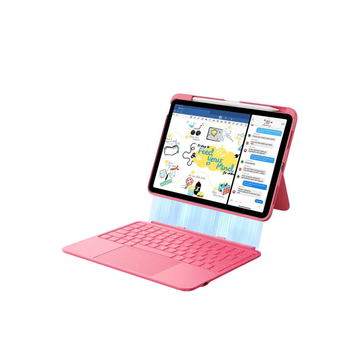 ESR Apple iPad 2022 10.9 (10.nesil) Flex Klavyeli Tablet Kılıfı