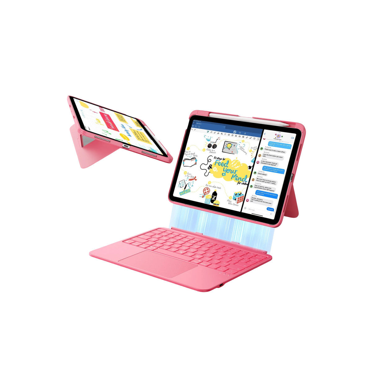 ESR Apple iPad 2025 10.9 10.Nesil (A16) Flex Klavyeli Tablet Kılıfı