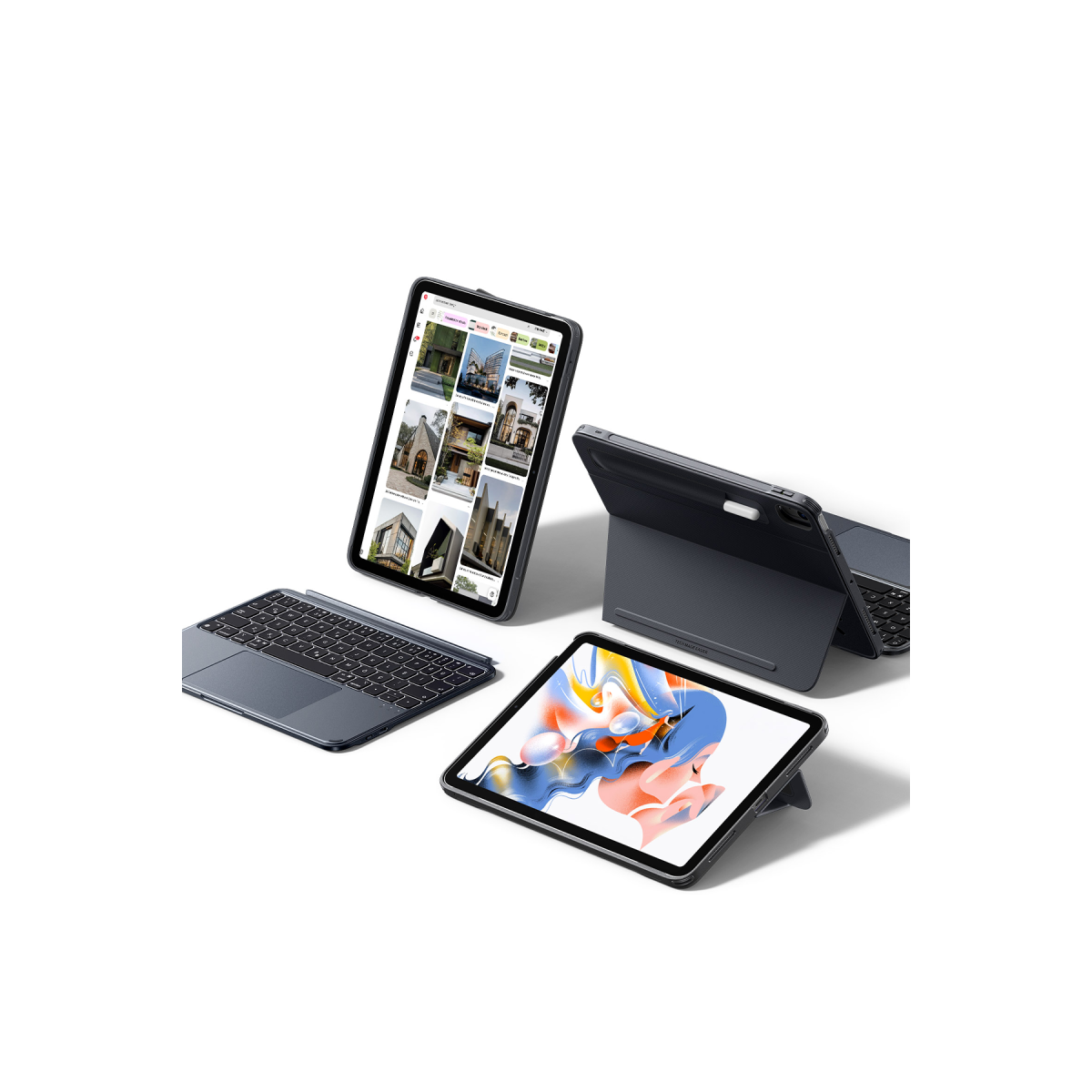 ESR Apple iPad 2025 10.9 10.Nesil (A16) Shift Manyetik Klavyeli Tablet Kılıfı