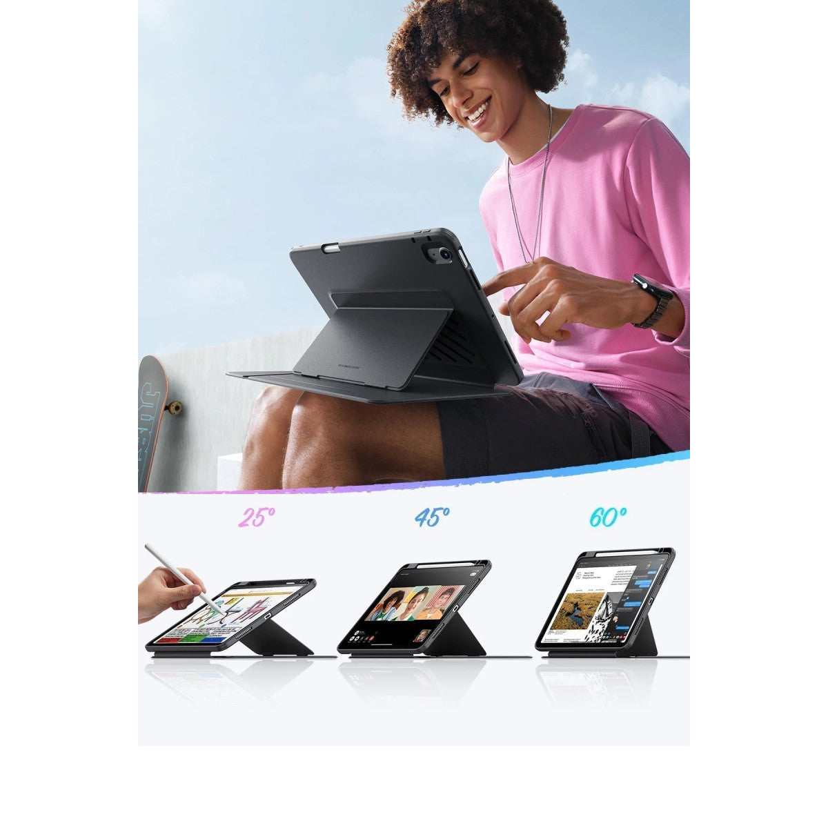 ESR Apple iPad 2025 10.9 (10.nesil) Flip Manyetik Tablet Kılıfı