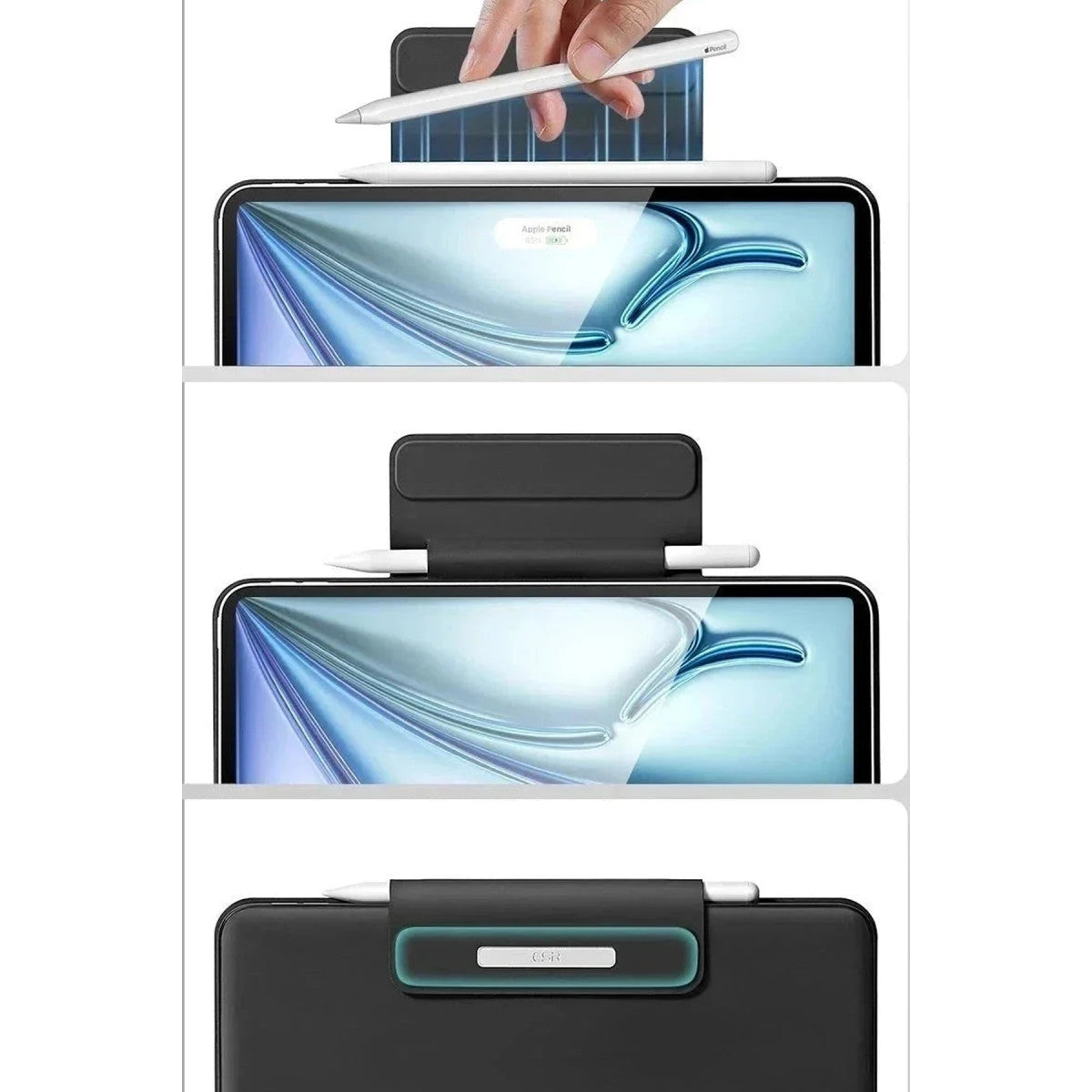 ESRApple iPad 2025 10.9 10.nesil (A16) Rebound Manyetik Klavyeli Tablet Kılıfı