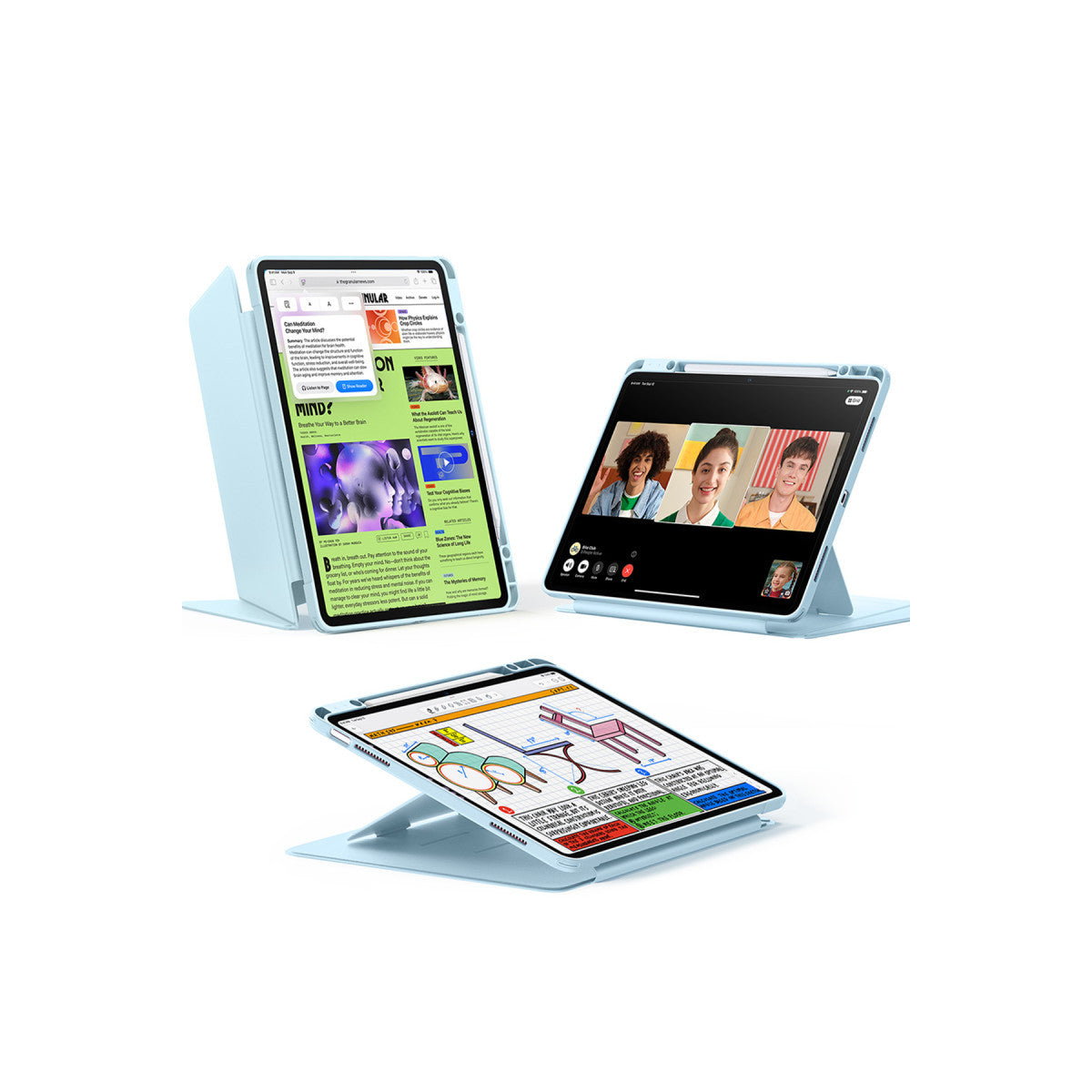 ESR Apple iPad Air 11 (2024) Flip Hybrid Kalemlikli Tablet Kılıfı