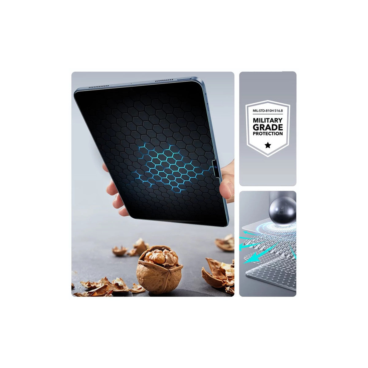 ESR Apple iPad Air 11 (2024) UltraFit Classic AutoKit 2 Adet Tablet Cam Ekran Koruyucu