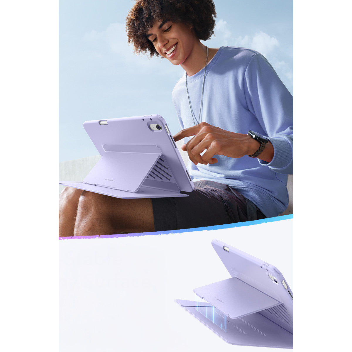 ESR Apple iPad Air 13 (2024) Flip Hybrid Kalemlikli Tablet Kılıfı