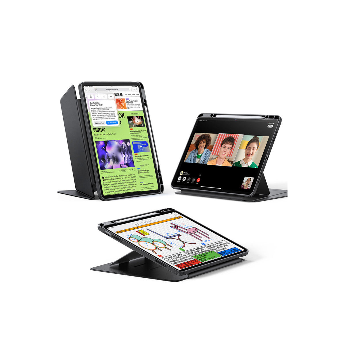 ESR Apple iPad Air 13 (2024) Flip Hybrid Kalemlikli Tablet Kılıfı