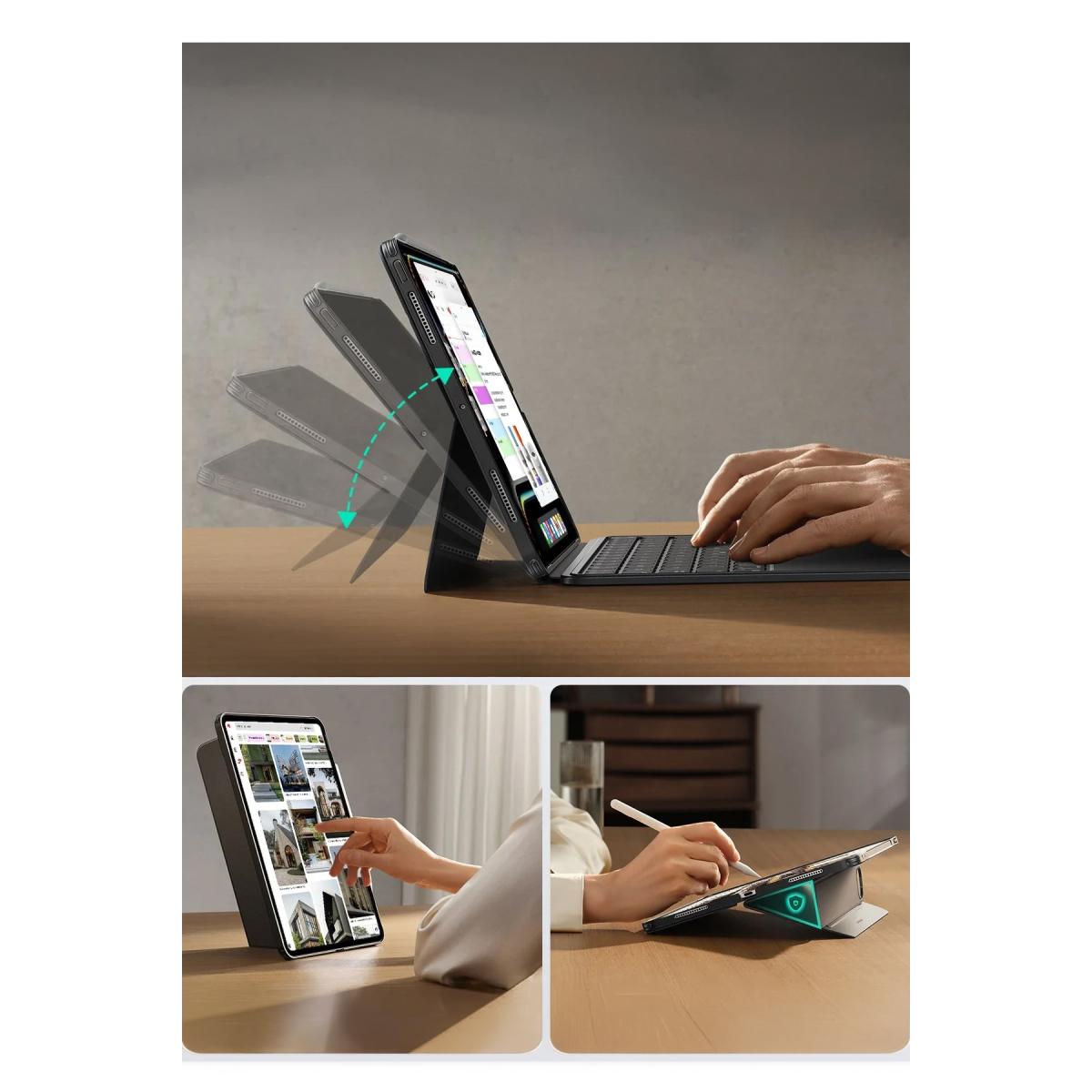 ESR Apple iPad Pro 11 (2024) Shift Manyetik Klavyeli Tablet Kılıfı