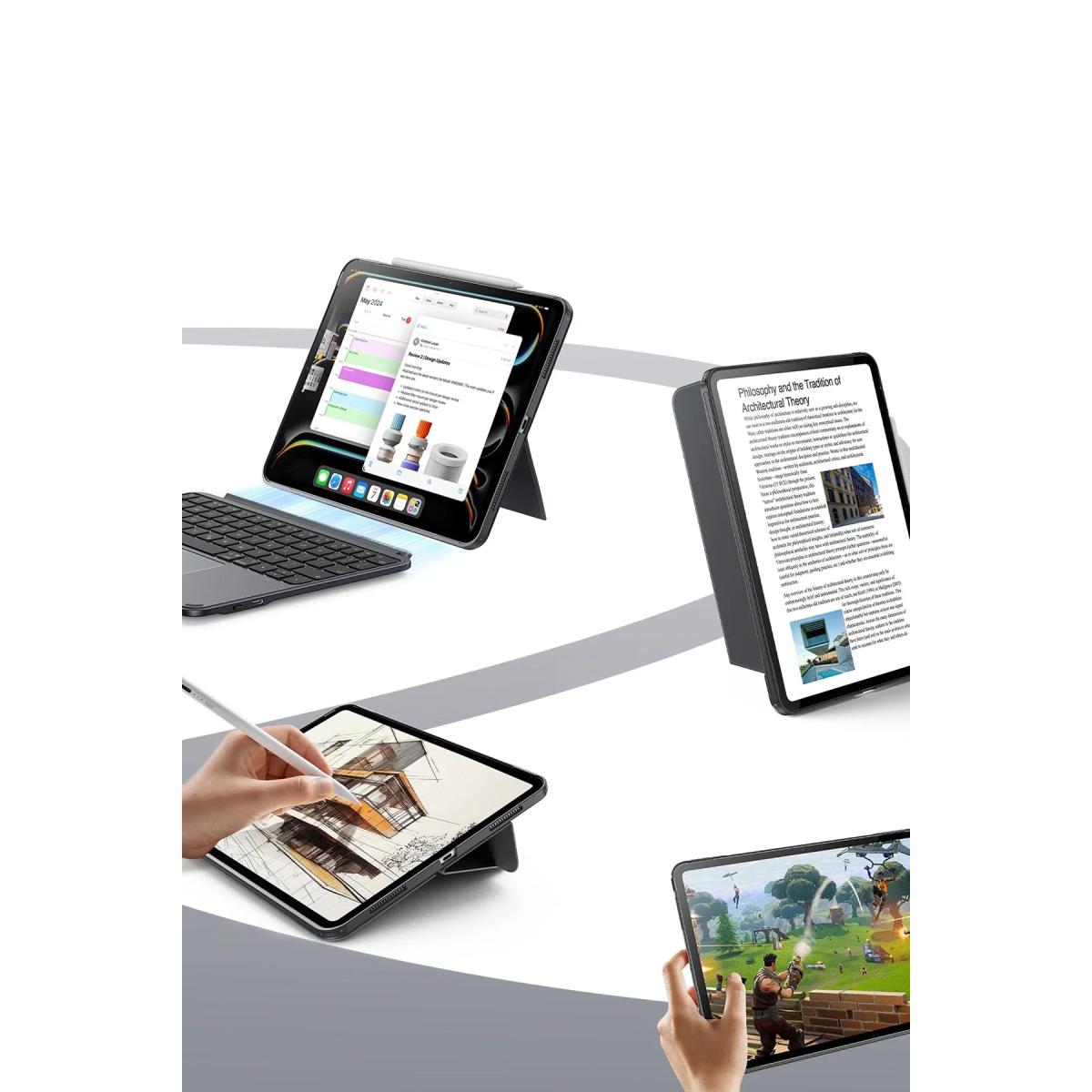 ESR Apple iPad Pro 11 (2024) Shift Manyetik Klavyeli Tablet Kılıfı