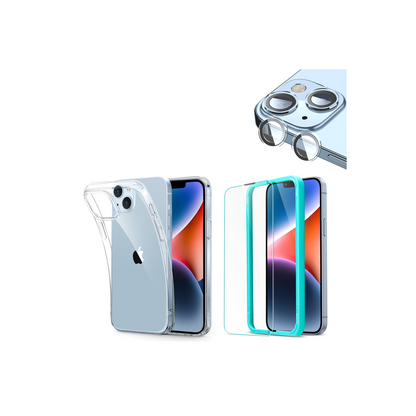 ESR Apple iPhone 14 Plus Zero Clear Cam Koruyucu Ve Lens Koruyucu Hediyeli Magsafe Kapak