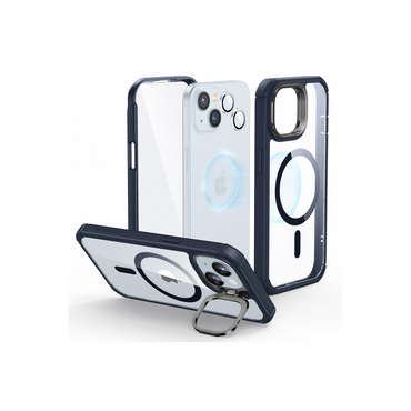 ESR Apple iPhone 15 Ekran ve Lens Koruyuculu Armor Tough Standlı Magsafe Kapak