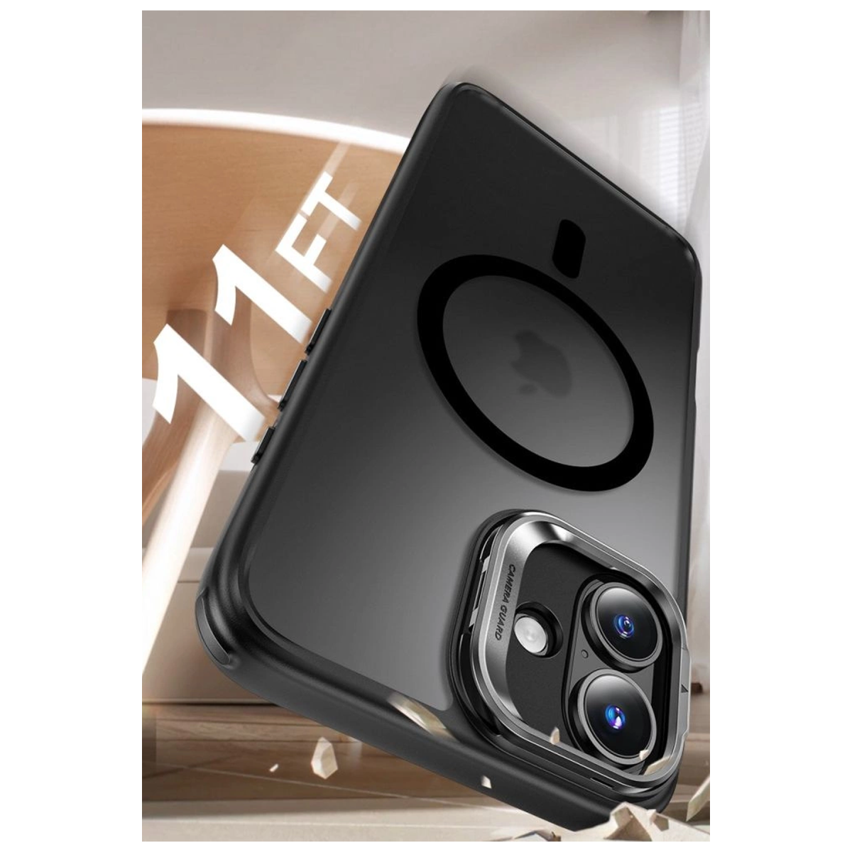 ESR Apple iPhone 16 Classic Hybrid Magsafe Standlı Kapak + Cam Hediyeli Set