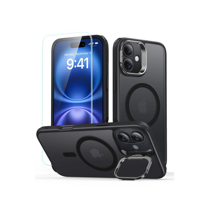 ESR Apple iPhone 16 Classic Hybrid Magsafe Standlı Kapak + Cam Hediyeli Set