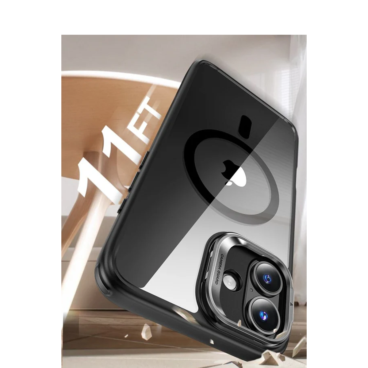 ESR Apple iPhone 16 Classic Hybrid Magsafe Standlı Kapak + Cam Hediyeli Set