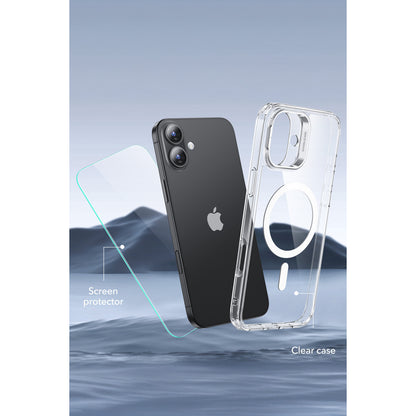 ESR Apple iPhone 16 Classic Hybrid Magsafe Standlı Kapak + Cam Hediyeli Set